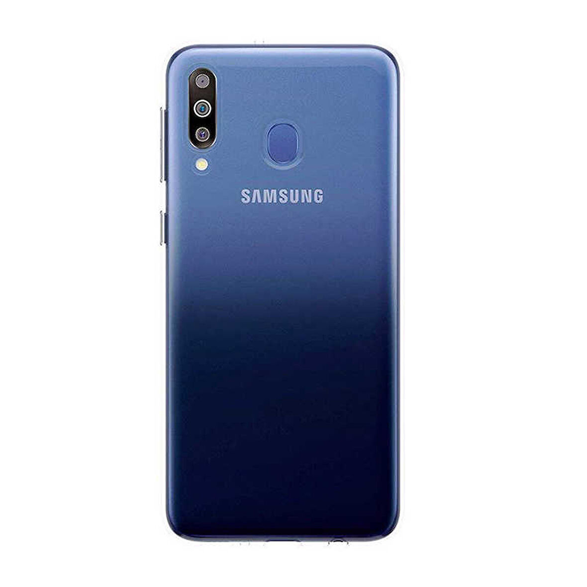 Samsung Galaxy M40 Uyumlu Kılıf Esnek Ultra Koruyucu Şeffaf Silikon Flexible transparent Case Silicone Case