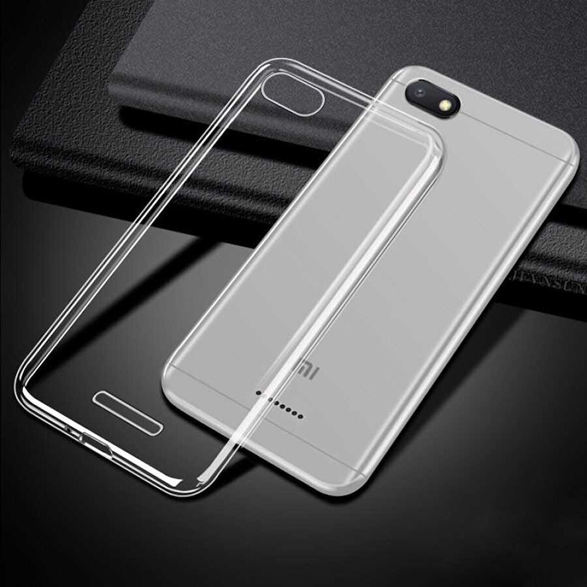 Xiaomi Redmi 6A Uyumlu Kılıf Esnek Ultra Koruyucu Şeffaf Silikon Flexible transparent Case Silicone Case