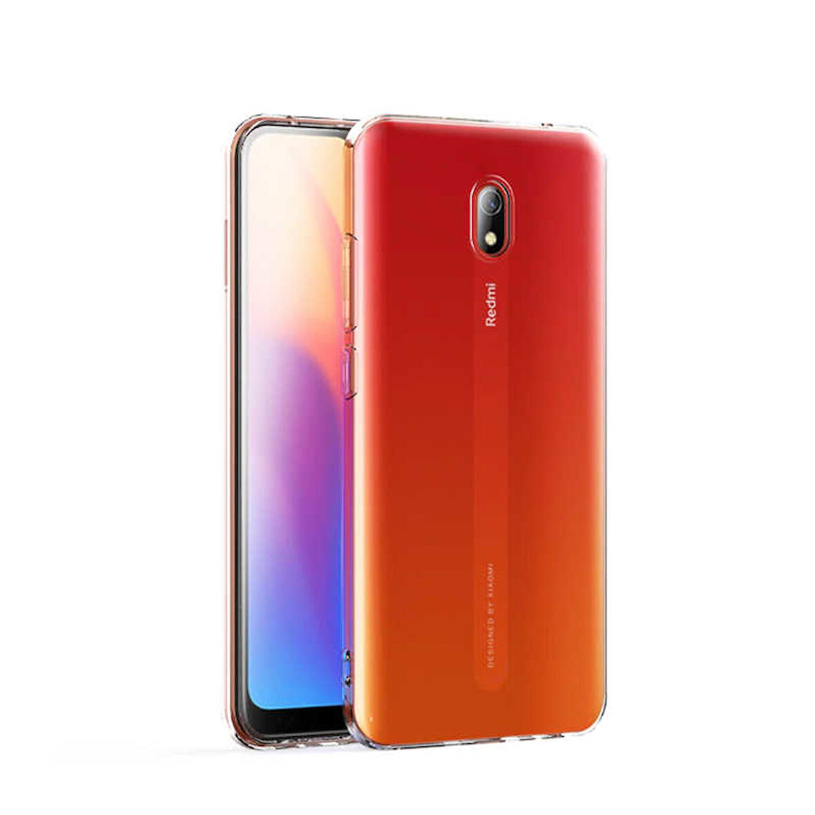Xiaomi Redmi 8A Uyumlu Kılıf Esnek Ultra Koruyucu Şeffaf Silikon Flexible transparent Case Silicone Case