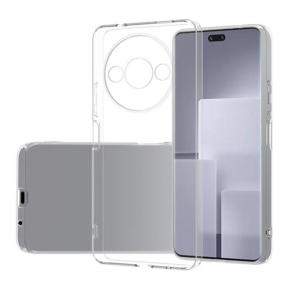 Xiaomi Redmi A3 4G 2024 Uyumlu Kılıf Esnek Ultra Koruyucu Şeffaf Silikon Flexible transparent Case Silicone Case