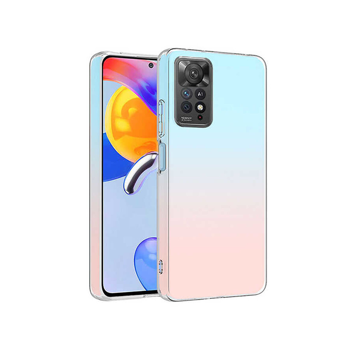 Xiaomi Redmi Note 11 Pro 5G Uyumlu Kılıf Esnek Ultra Koruyucu Şeffaf Silikon Flexible transparent Case Silicone Case