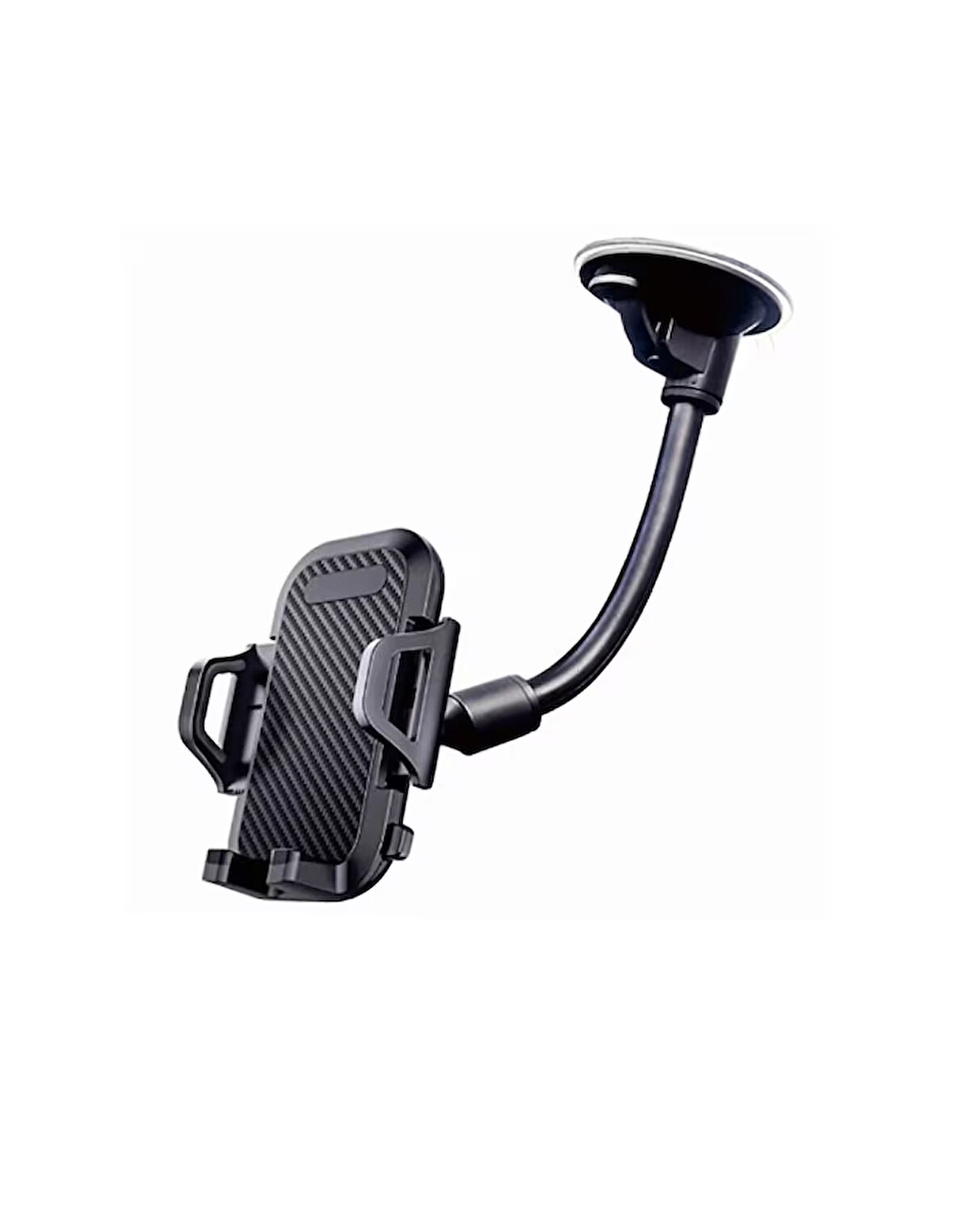 Oto Araba Araç İçi Telefon Tutucu Cam & Torpido Uyumlu 360° Dönen Güçlü Vantuzlu Sprial Tutucu