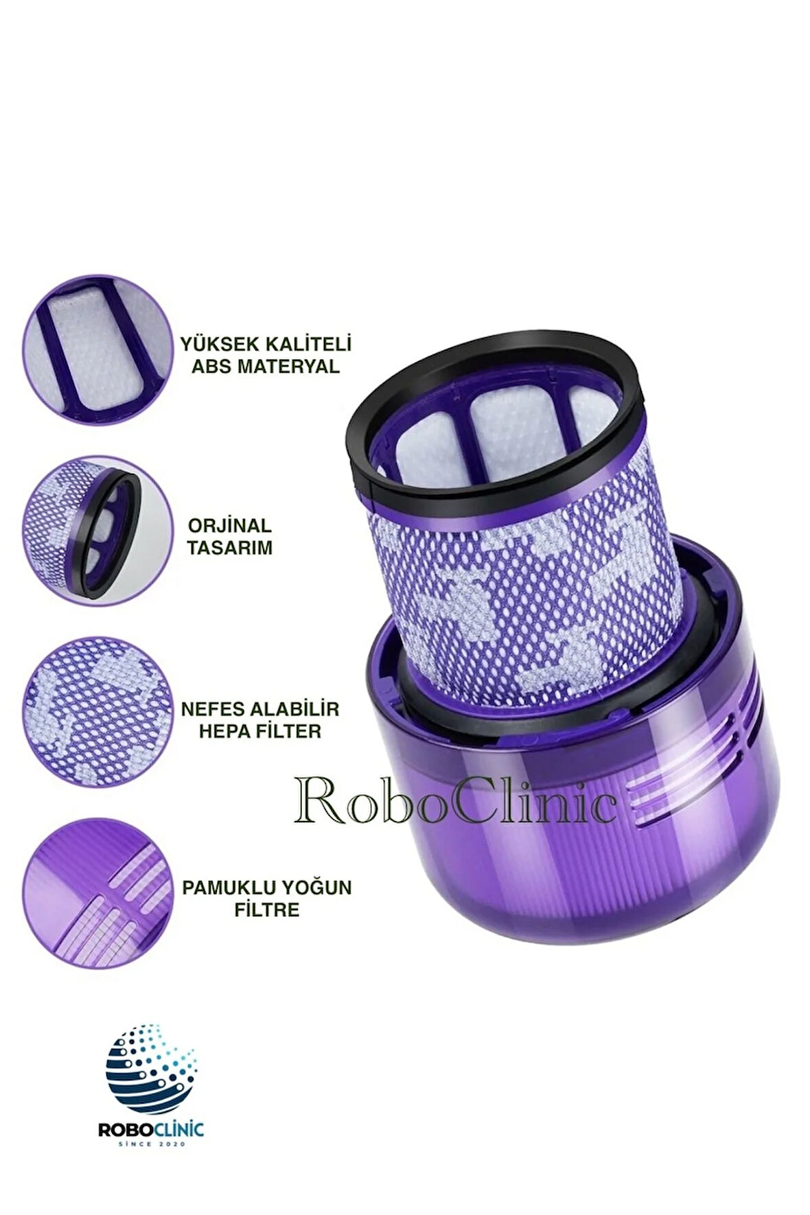 Dyson V11 / V15 / Sv14 Dik Süpürge Uyumlu Hepa Filtre