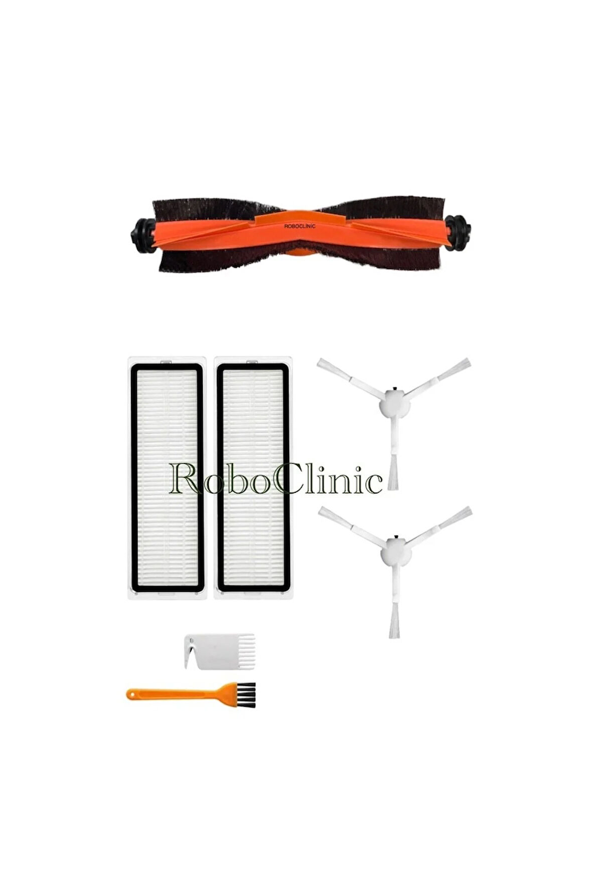 Xiaomi Robot Vacuum X10 plus X20 Plus Uyumlu Yedek Fırça,Hepa Filtre Seti-7 Parça