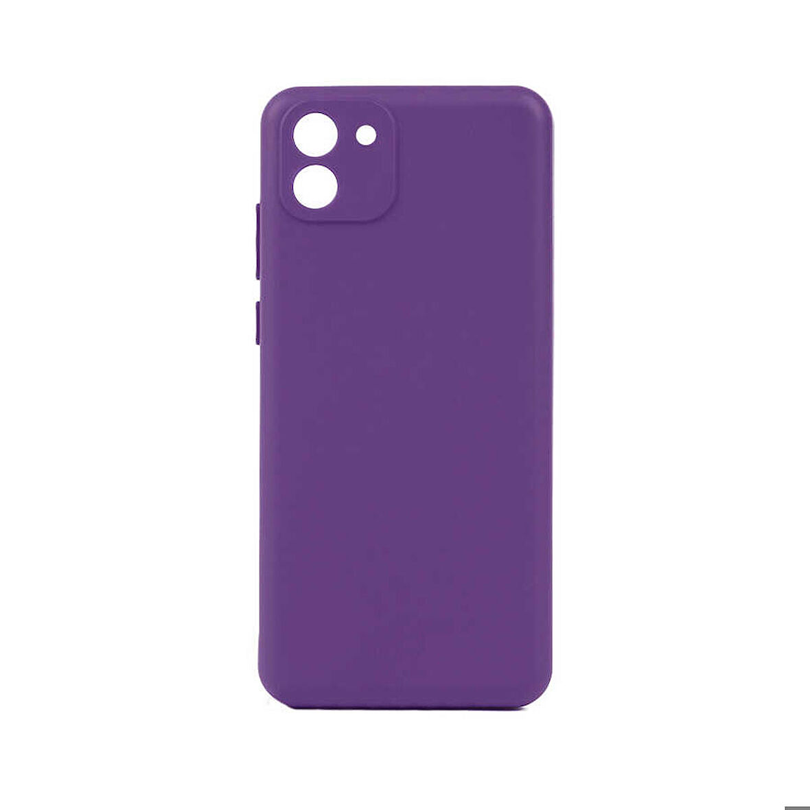 Samsung Galaxy A03 Uyumlu Kılıf Esnek Pürüzsüz Yumuşak Mat Silikon Flexible Matte Silicone
