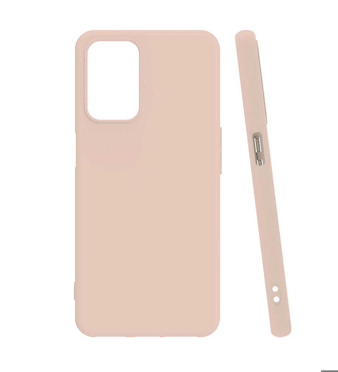 Oppo A55 4G Uyumlu Kılıf Esnek Pürüzsüz Yumuşak Mat Silikon Flexible Matte Silicone