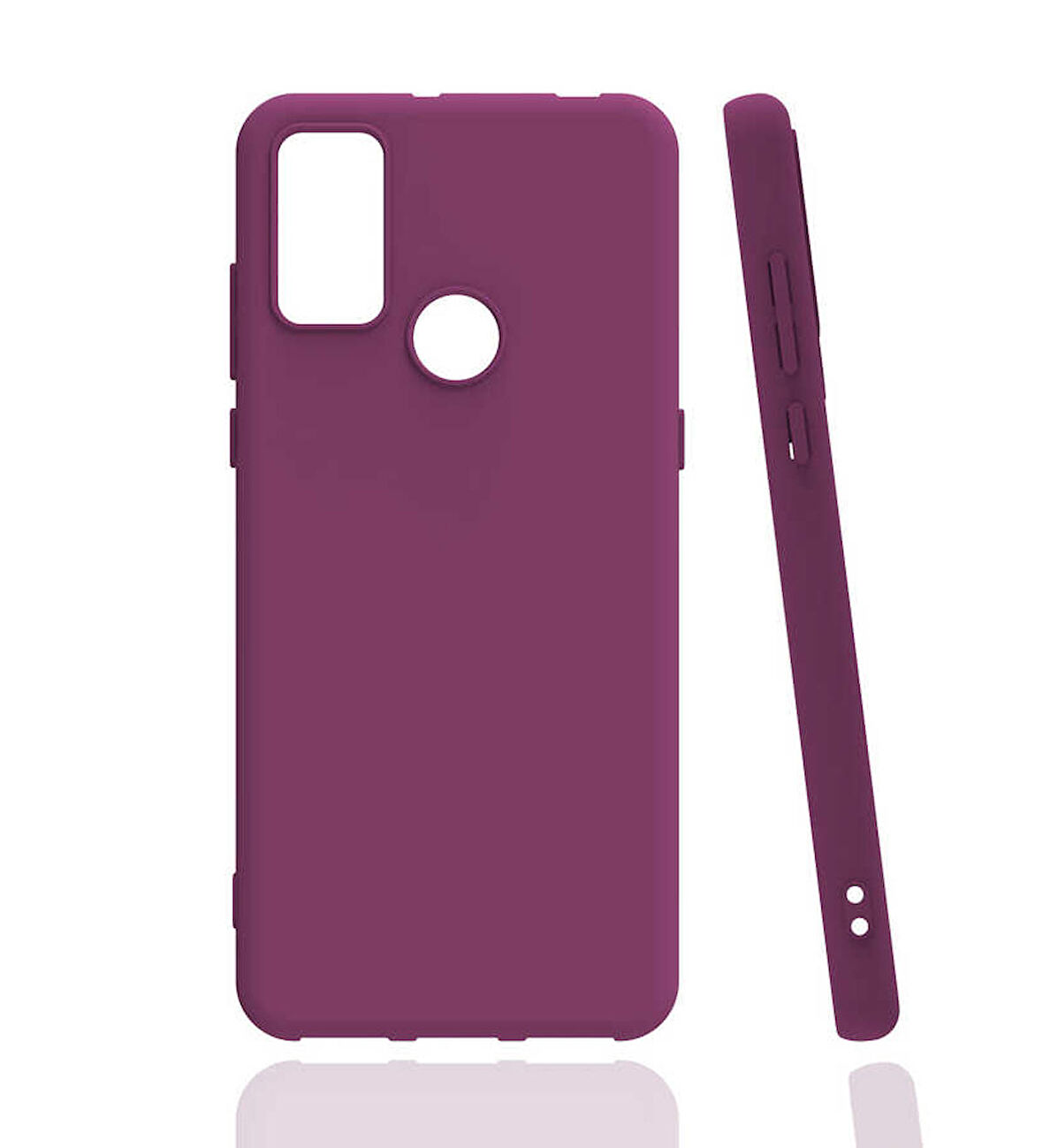 TCL 20E Uyumlu Kılıf Esnek Pürüzsüz Yumuşak Mat Silikon Flexible Matte Silicone