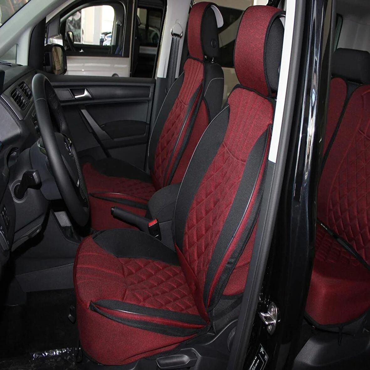 
Subaru İmpreza Lüx Oto Koltuk Minderi Ön Arka 5'li Set ELEGANCE Serisi KIRMIZI SİYAH