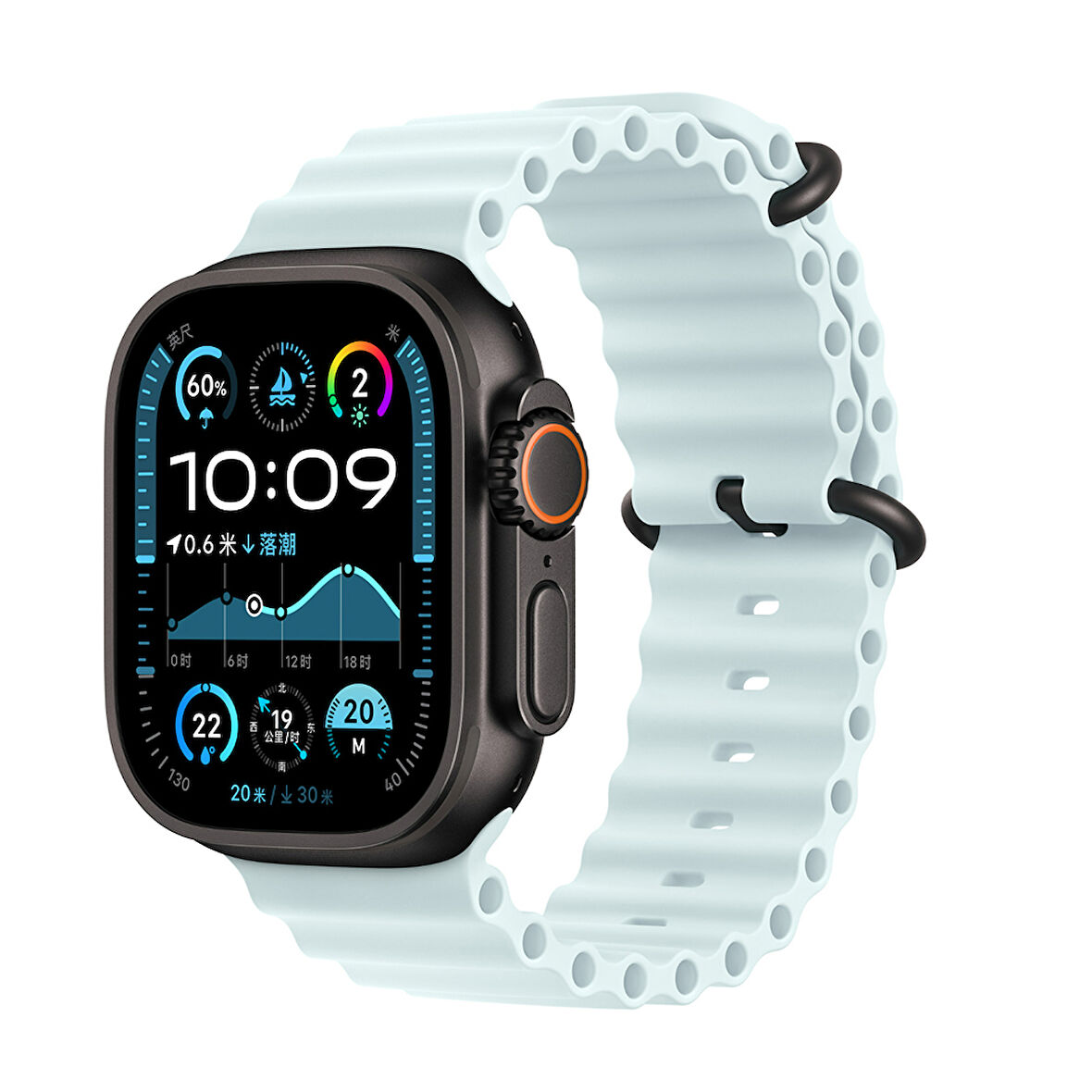 Apple Watch 2/3/4/5/6/7/8/9/se/ultra/ultra 2 Seri 42mm 44mm 45mm 49mm Uyumlu Dalgalı Silikon Kordon