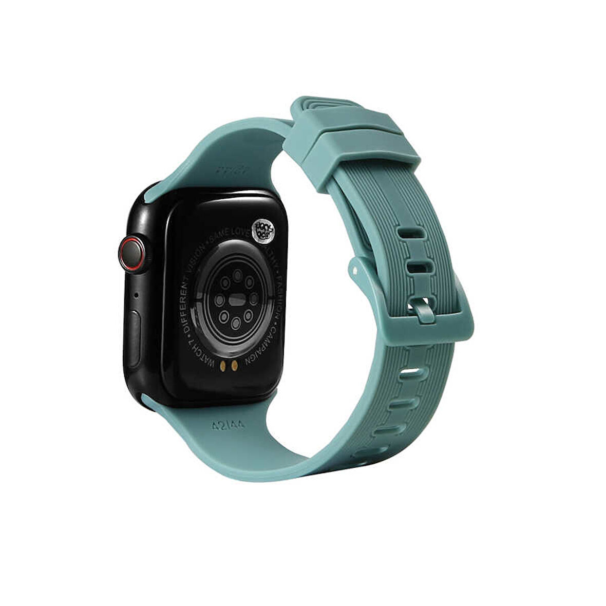 Apple Watch - se/2/3/4/5/6/7/8/9 Seri 38mm Serisi 40mm 41mm İçin Suya Dayanıklı Esnek Silikon Kordon