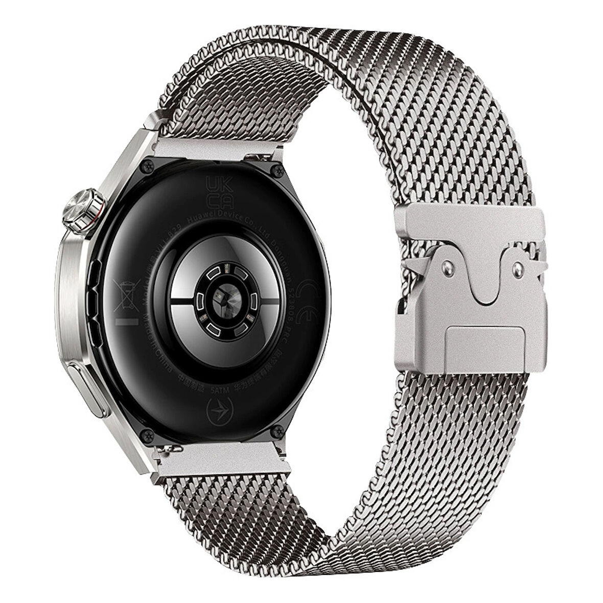 Huawei Watch GT 2 / GT 2 Pro / GT 3 / GT 4 / GT 5 / GT 5 Pro 46mm Uyumlu 22mm Metal Hasır Kordon