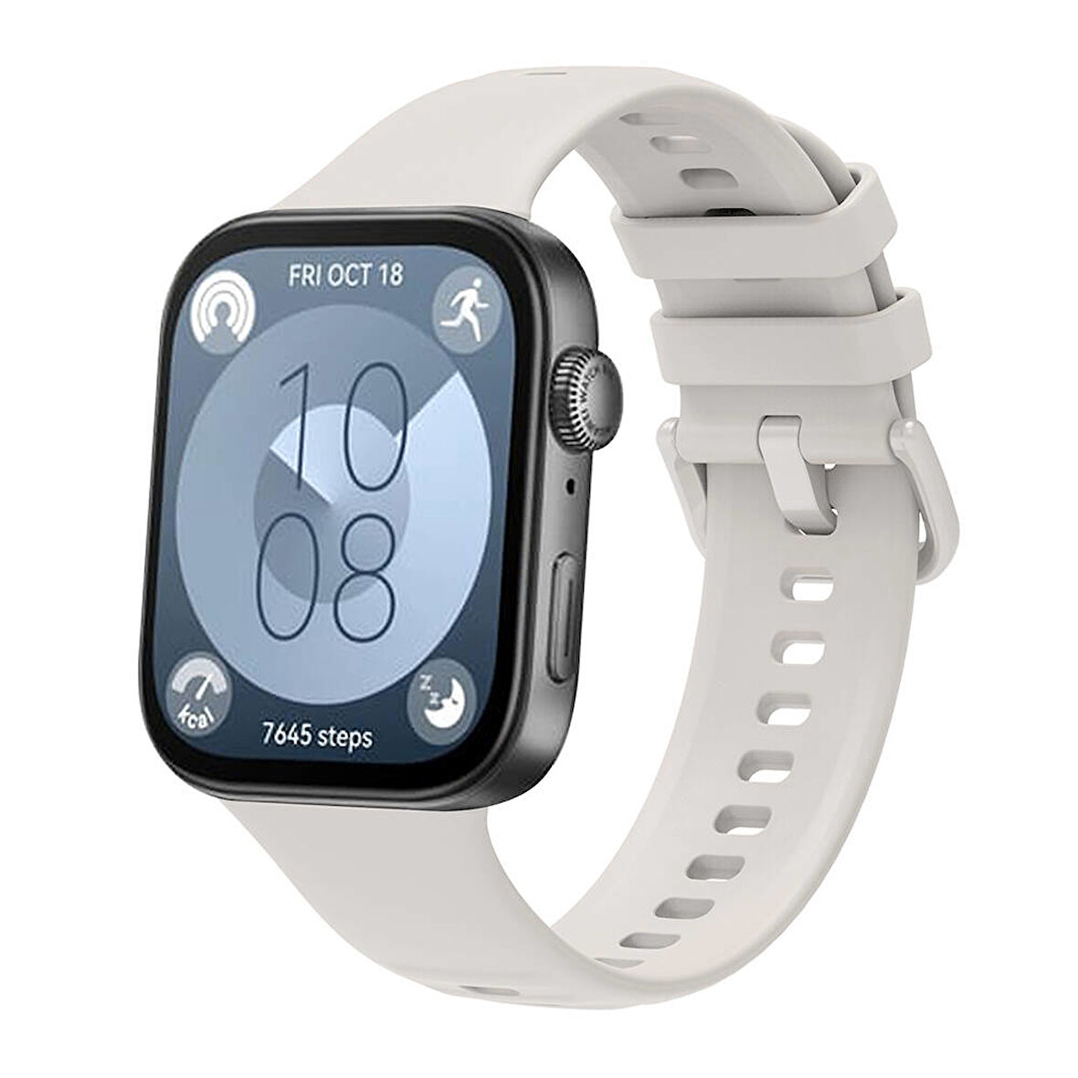 Huawei Watch Fit 4 Pro / Fit 4 / Fit 3 Uyumlu Suya karşı dayanıklı Esnek Silikon Strap Kayış Kordon