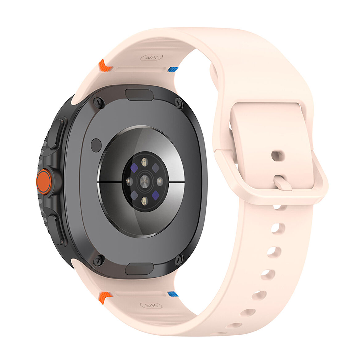 Samsung Galaxy Watch 8 Ultra İçin Uyumlu Silikon Kordon Klasik Stil Ayarlanabilir Saat Kayışı