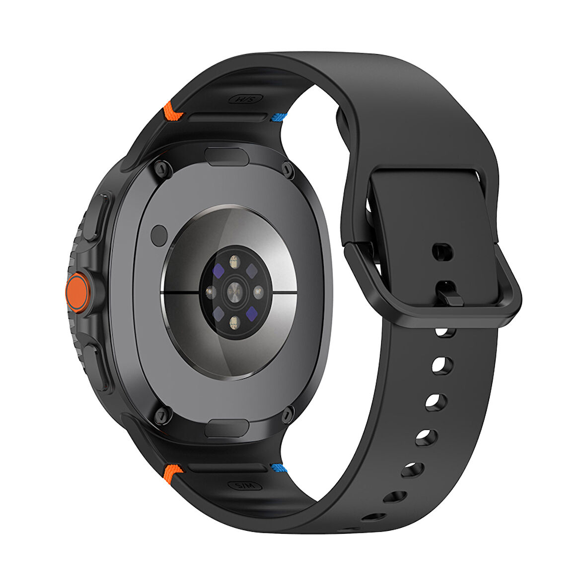 Samsung Galaxy Watch 8 Ultra İçin Uyumlu Silikon Kordon Klasik Stil Ayarlanabilir Saat Kayışı