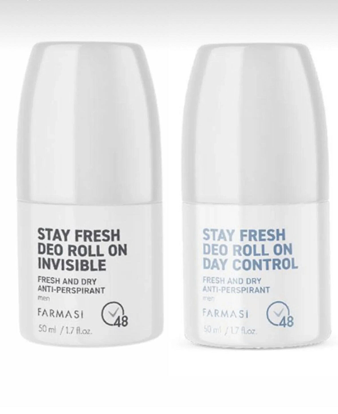 Farmasi Anti-Perspirant Deo Roll On Erkek Invısıble & Anti-Perspirant Deo Roll On Erkek Day Control