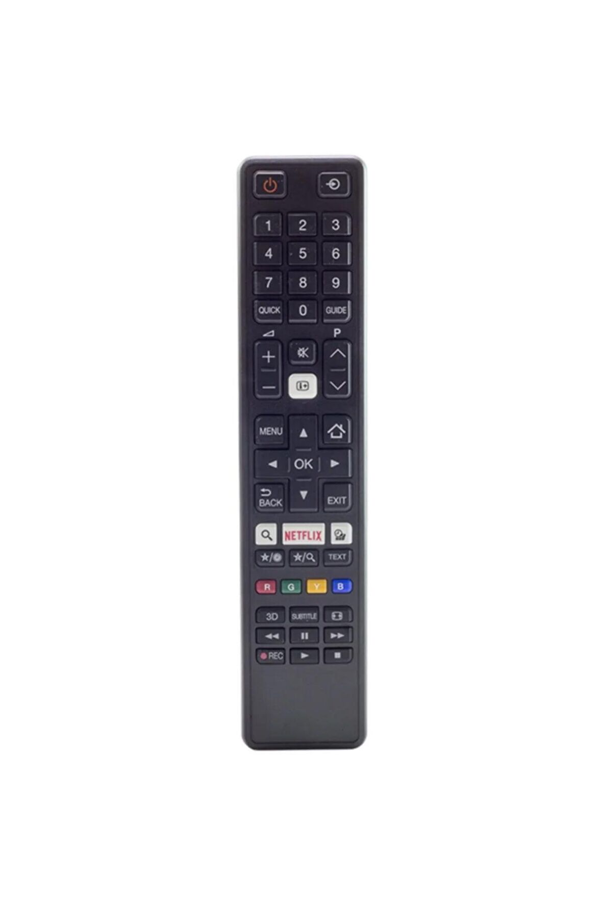 Weko Kl Toshıba Ct-8053 Netflıx Tuşlu Siyah Lcd/led Tv Kumanda (ct-8053-h74856008053x)