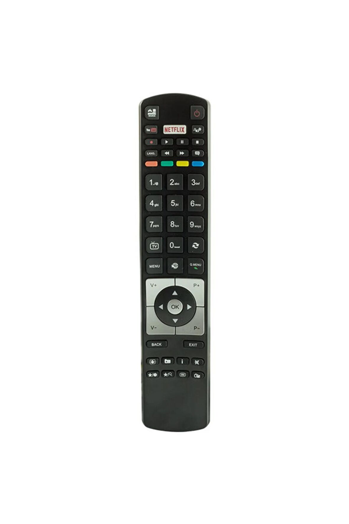 Telefunken 49tu8560 Uyumlu Led Televizyon Kumandası Netflix Youtube Tuşlu Model