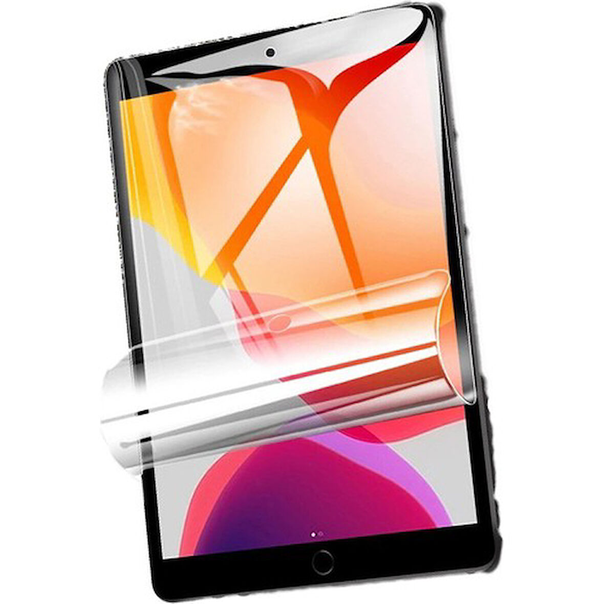 Apple iPad Mini 4 Uyumlu Tablet Nano Ekran Koruyucu Kristal Netliğinde %100 Ultra Görüntü Kalitesi Esnek Temperli Kırılmaz Nano Screen Protector