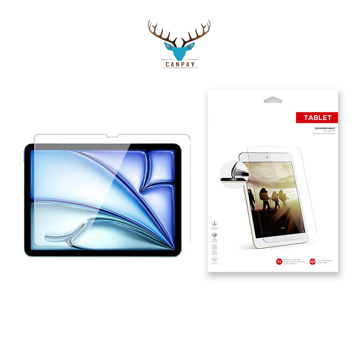 Apple iPad Pro 11 2024 Uyumlu Tablet Nano Ekran Koruyucu Kristal Netliğinde %100 Ultra Görüntü Kalitesi Esnek Temperli Kırılmaz Nano Screen Protector