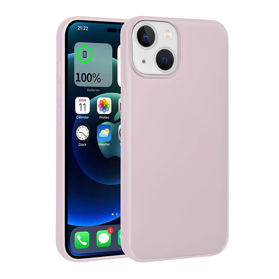 Apple iPhone 15 Plus Uyumlu Kılıf Soft Flexible Matte Silicone, Ultra Esnek Ultra ince Ultra Koruyucu Pürüzsüz Mat Silikon