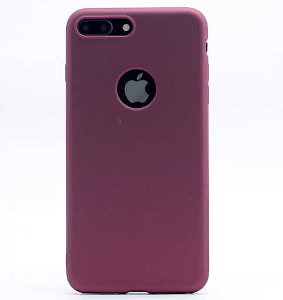 Apple iPhone 8 Plus Uyumlu Kılıf Soft Flexible Matte Silicone, Ultra Esnek Ultra ince Ultra Koruyucu Pürüzsüz Mat Silikon