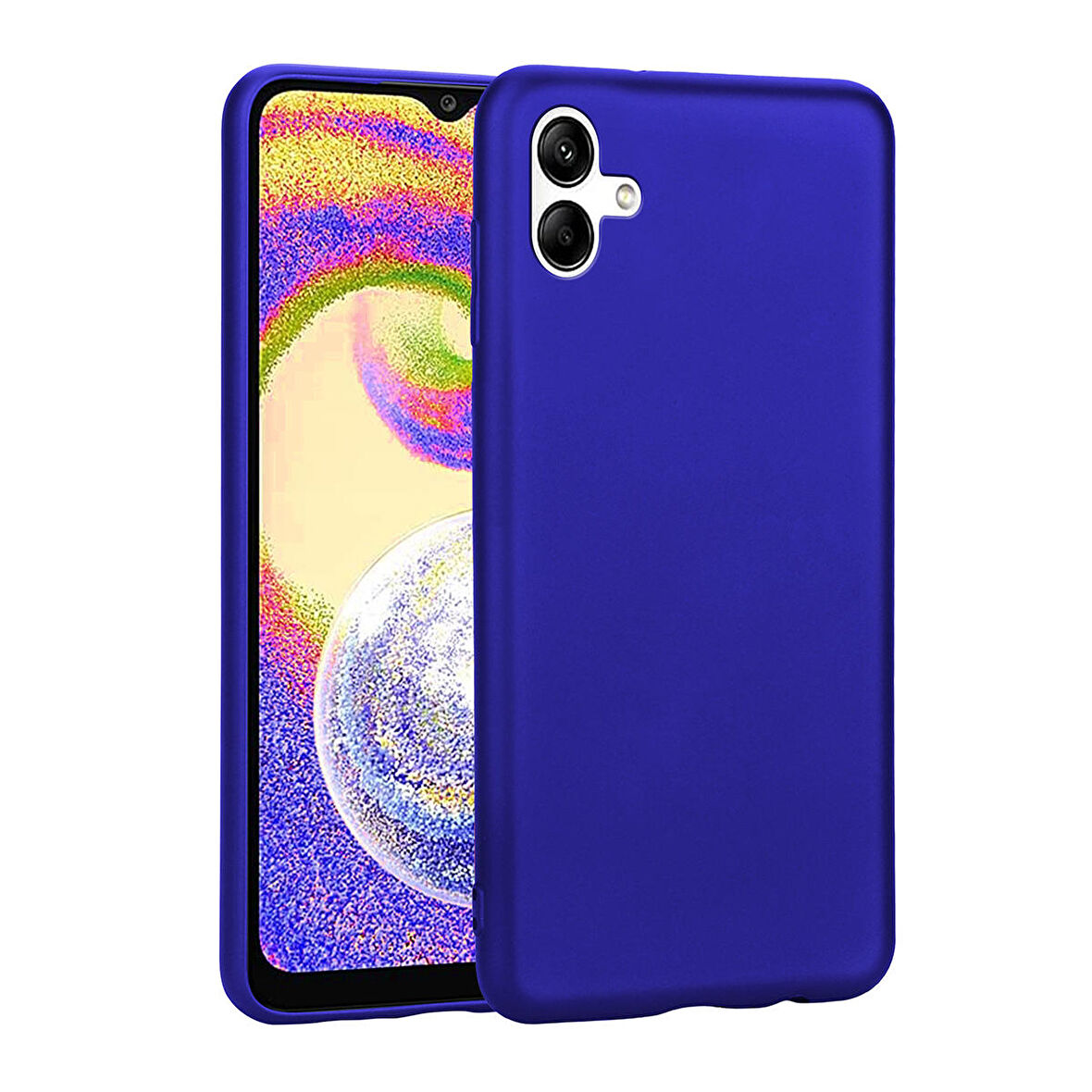Samsung Galaxy A04 Uyumlu Kılıf Soft Flexible Matte Silicone, Ultra Esnek Ultra ince Ultra Koruyucu Pürüzsüz Mat Silikon