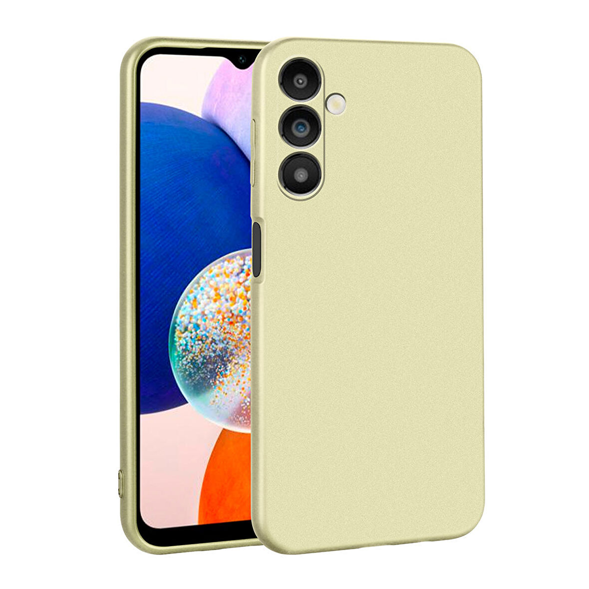 Samsung Galaxy A14 Uyumlu Kılıf Soft Flexible Matte Silicone, Ultra Esnek Ultra ince Ultra Koruyucu Pürüzsüz Mat Silikon