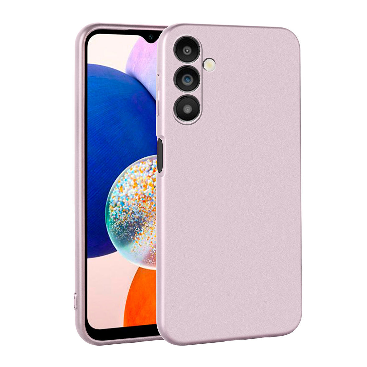 Samsung Galaxy A14 Uyumlu Kılıf Soft Flexible Matte Silicone, Ultra Esnek Ultra ince Ultra Koruyucu Pürüzsüz Mat Silikon