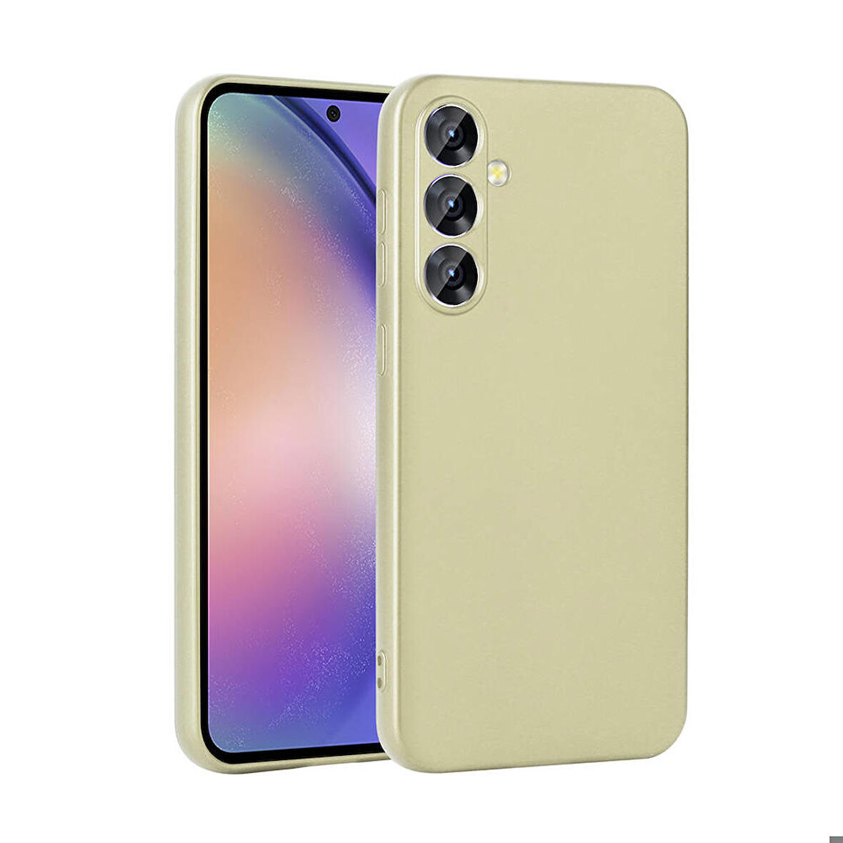 Samsung Galaxy A55 Uyumlu Kılıf Soft Flexible Matte Silicone, Ultra Esnek Ultra ince Ultra Koruyucu Pürüzsüz Mat Silikon