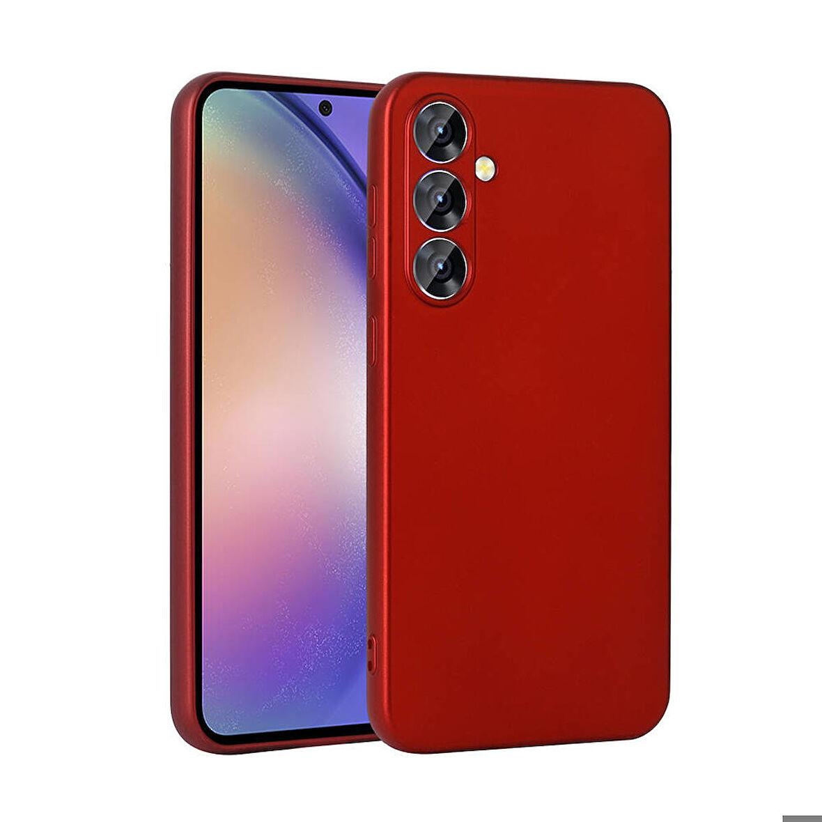 Samsung Galaxy A55 Uyumlu Kılıf Soft Flexible Matte Silicone, Ultra Esnek Ultra ince Ultra Koruyucu Pürüzsüz Mat Silikon
