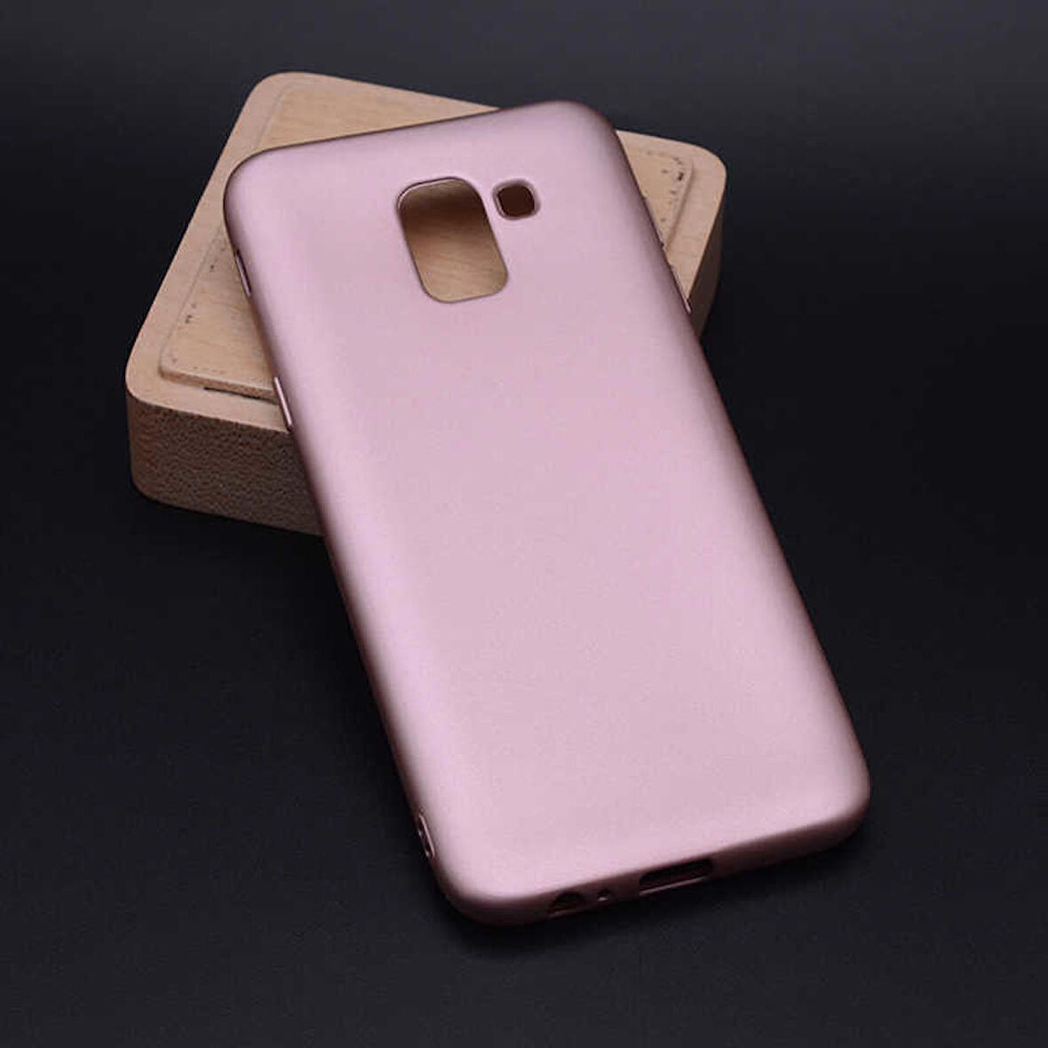 Samsung Galaxy J6 Uyumlu Kılıf Soft Flexible Matte Silicone, Ultra Esnek Ultra ince Ultra Koruyucu Pürüzsüz Mat Silikon