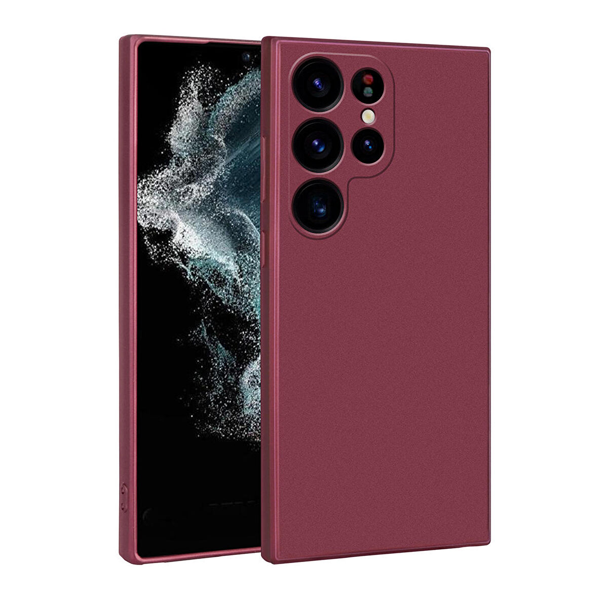 Samsung Galaxy S23 Ultra Uyumlu Kılıf Soft Flexible Matte Silicone, Ultra Esnek Ultra ince Ultra Koruyucu Pürüzsüz Mat Silikon