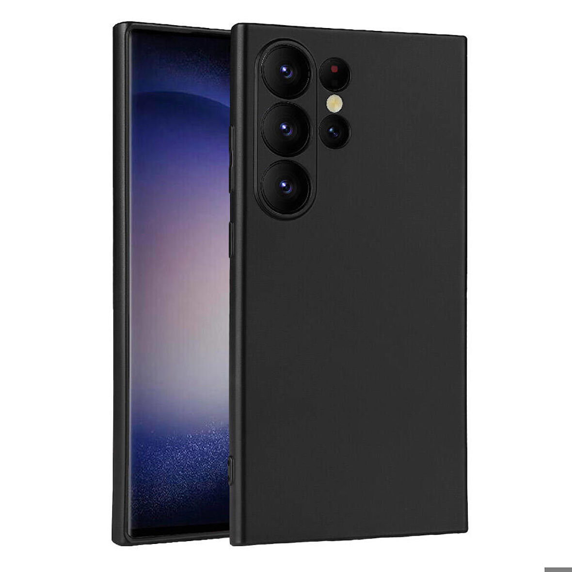 Samsung Galaxy S24 Ultra Uyumlu Kılıf Soft Flexible Matte Silicone, Ultra Esnek Ultra ince Ultra Koruyucu Pürüzsüz Mat Silikon