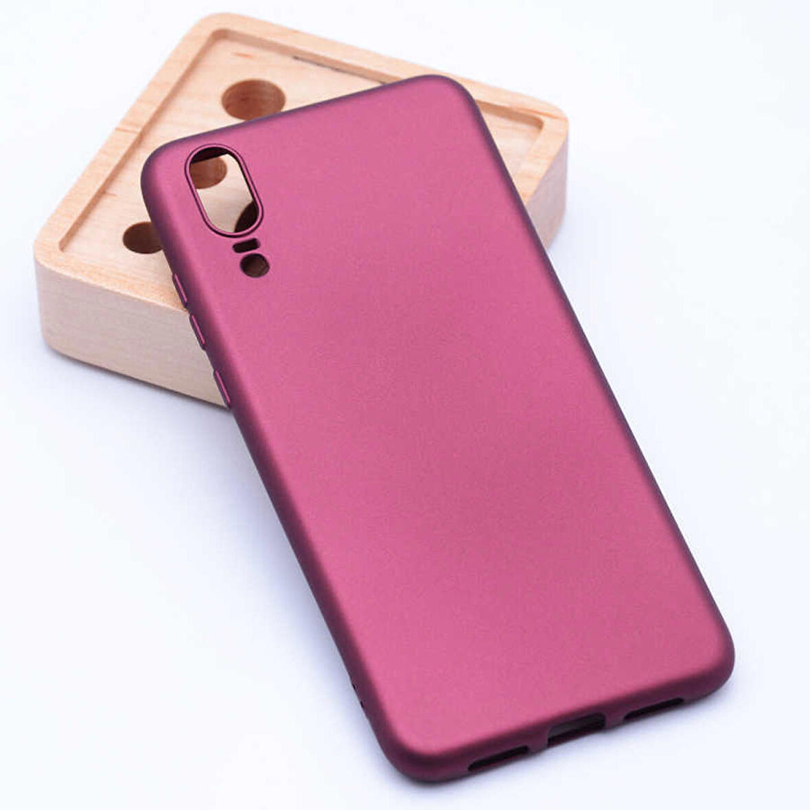 Huawei P20 Uyumlu Kılıf Soft Flexible Matte Silicone, Ultra Esnek Ultra ince Ultra Koruyucu Pürüzsüz Mat Silikon