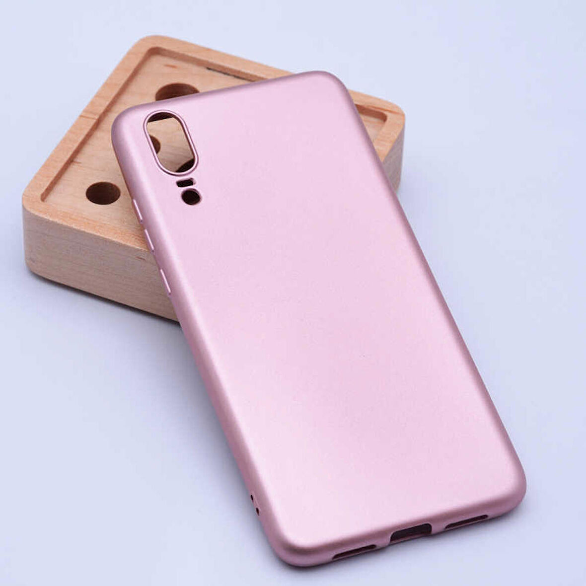 Huawei P20 Uyumlu Kılıf Soft Flexible Matte Silicone, Ultra Esnek Ultra ince Ultra Koruyucu Pürüzsüz Mat Silikon