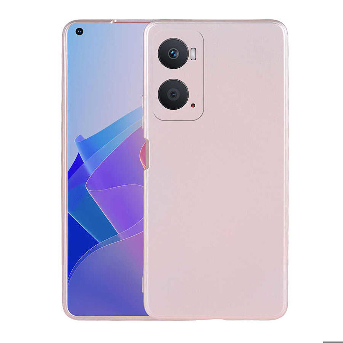 Oppo A76 Uyumlu Kılıf Soft Flexible Matte Silicone, Ultra Esnek Ultra ince Ultra Koruyucu Pürüzsüz Mat Silikon