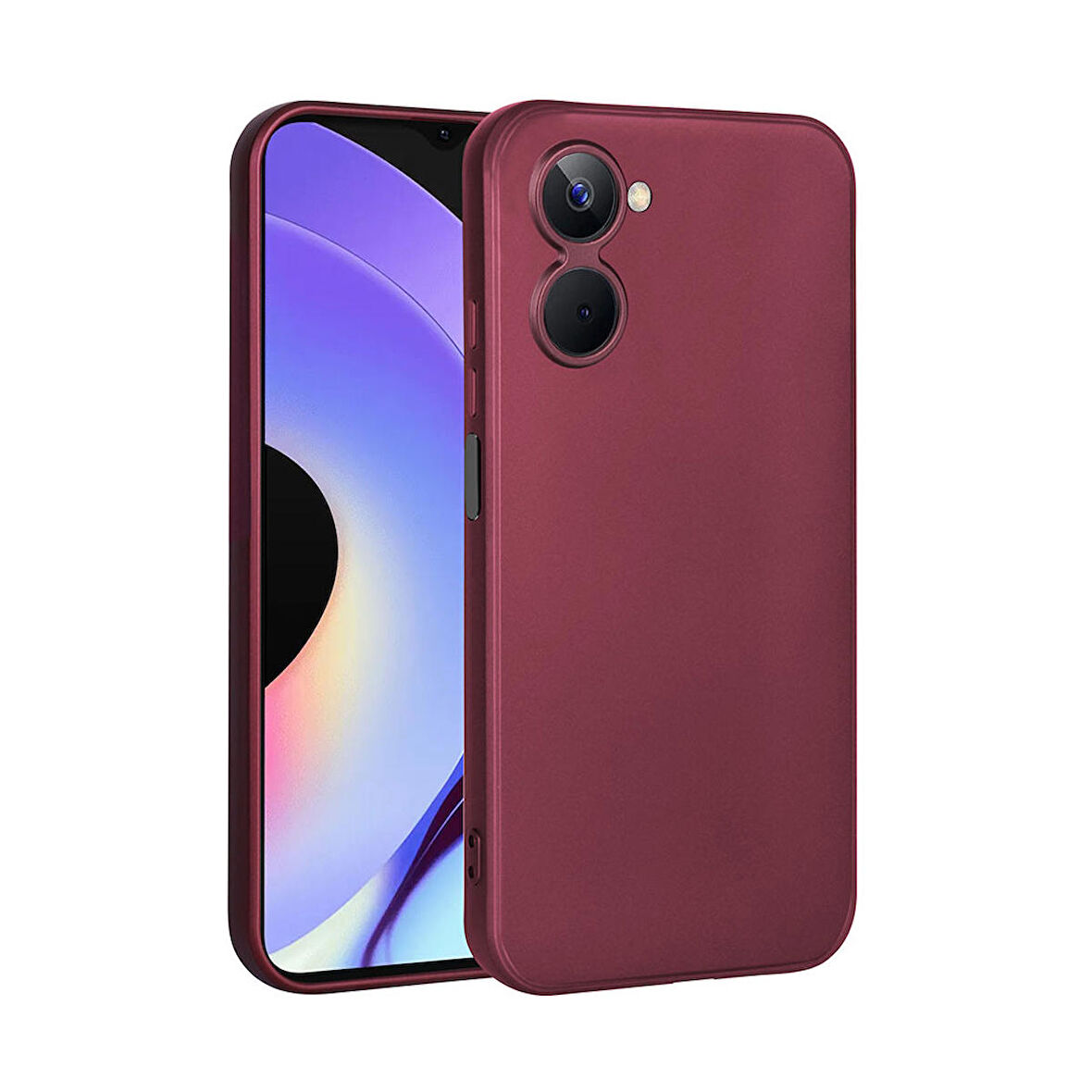 Realme 10 4G Uyumlu Kılıf Soft Flexible Matte Silicone, Ultra Esnek Ultra ince Ultra Koruyucu Pürüzsüz Mat Silikon