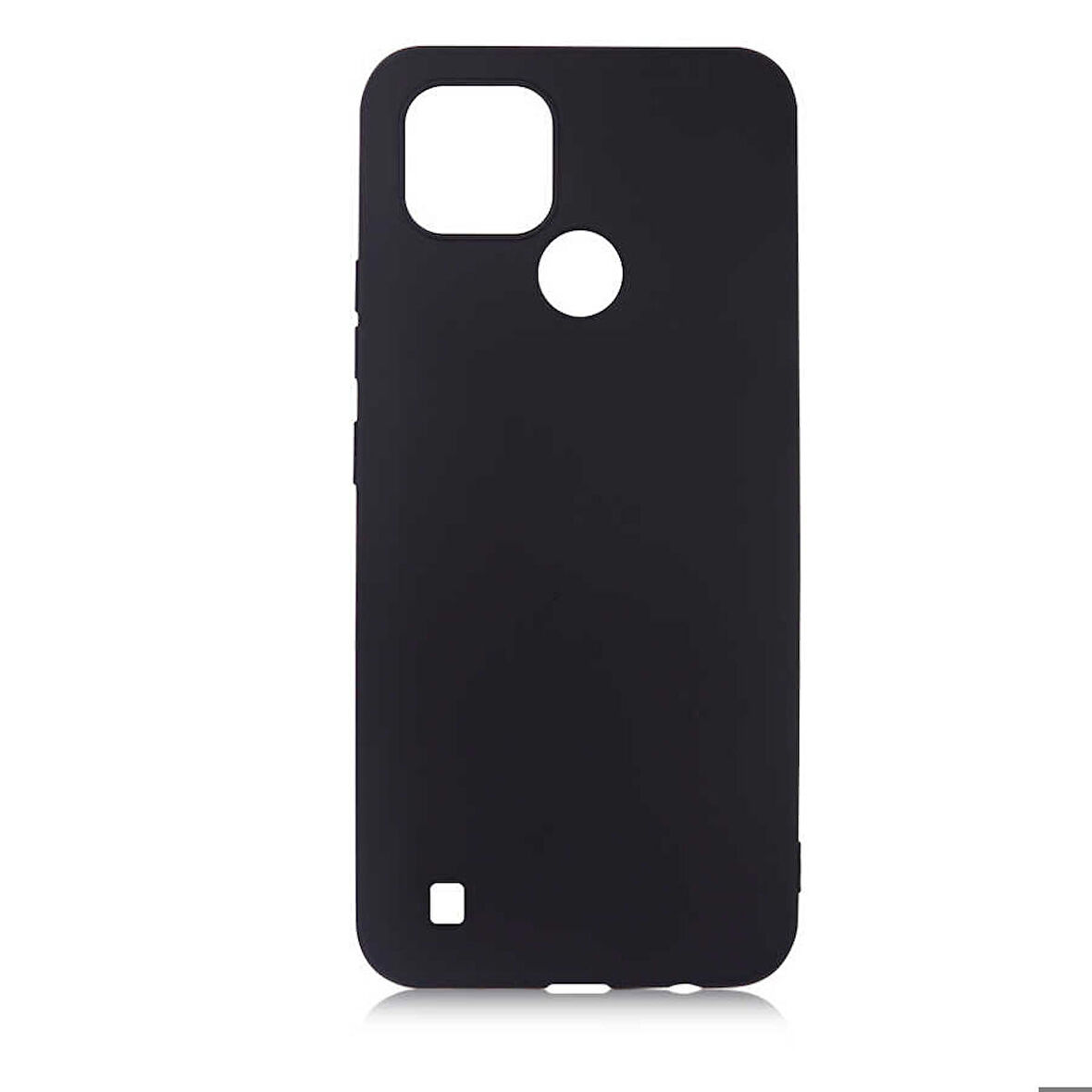 Realme C21 Uyumlu Kılıf Soft Flexible Matte Silicone, Ultra Esnek Ultra ince Ultra Koruyucu Pürüzsüz Mat Silikon