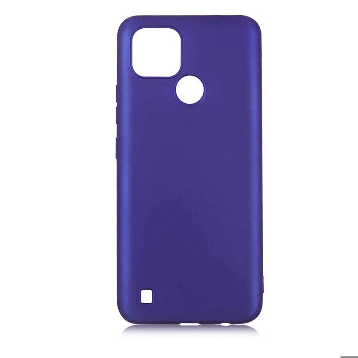 Realme C21 Uyumlu Kılıf Soft Flexible Matte Silicone, Ultra Esnek Ultra ince Ultra Koruyucu Pürüzsüz Mat Silikon