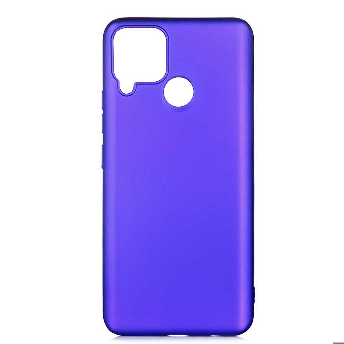 Realme C25 Uyumlu Kılıf Soft Flexible Matte Silicone, Ultra Esnek Ultra ince Ultra Koruyucu Pürüzsüz Mat Silikon