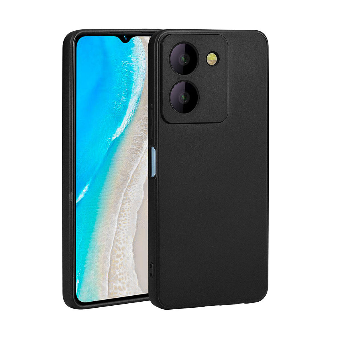 Vivo Y36 4G Uyumlu Kılıf Soft Flexible Matte Silicone, Ultra Esnek Ultra ince Ultra Koruyucu Pürüzsüz Mat Silikon