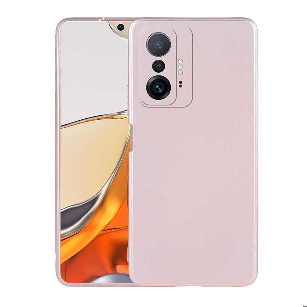 Xiaomi Mi 11T Pro 5G Uyumlu Kılıf Soft Flexible Matte Silicone, Ultra Esnek Ultra ince Ultra Koruyucu Pürüzsüz Mat Silikon