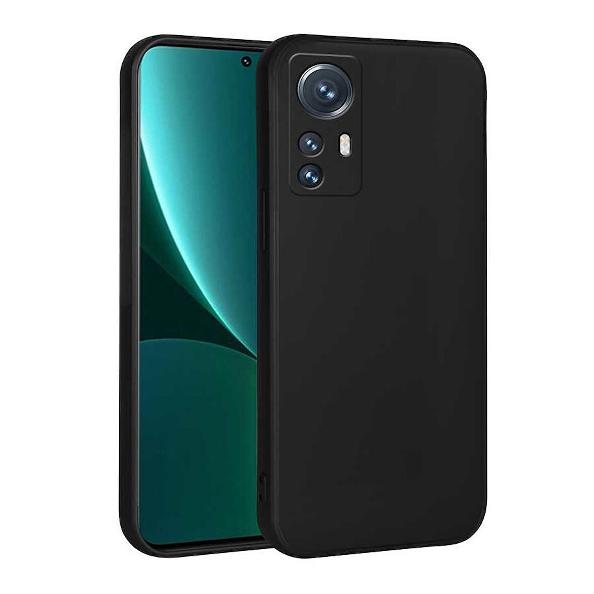 Xiaomi Mi 12 Lite Uyumlu Kılıf Soft Flexible Matte Silicone, Ultra Esnek Ultra ince Ultra Koruyucu Pürüzsüz Mat Silikon