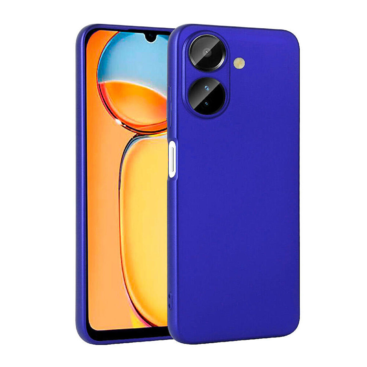 Xiaomi Poco C65 Uyumlu Kılıf Soft Flexible Matte Silicone, Ultra Esnek Ultra ince Ultra Koruyucu Pürüzsüz Mat Silikon