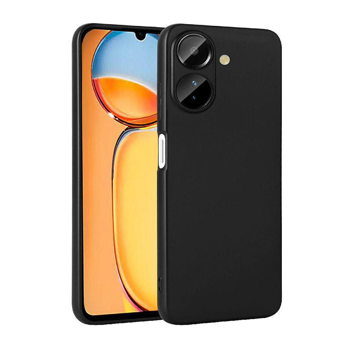 Xiaomi Poco C65 Uyumlu Kılıf Soft Flexible Matte Silicone, Ultra Esnek Ultra ince Ultra Koruyucu Pürüzsüz Mat Silikon