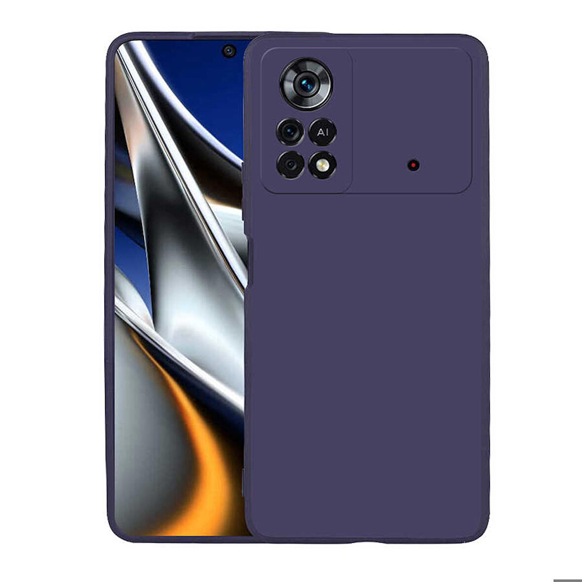 Xiaomi Poco X4 Pro 5G Uyumlu Kılıf Soft Flexible Matte Silicone, Ultra Esnek Ultra ince Ultra Koruyucu Pürüzsüz Mat Silikon