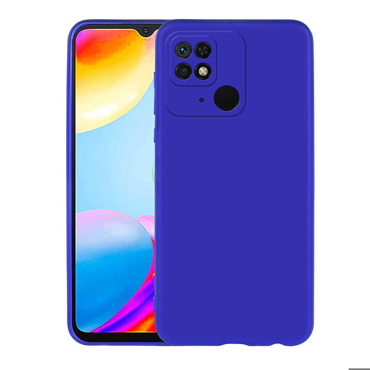 Xiaomi Redmi 10C Uyumlu Kılıf Soft Flexible Matte Silicone, Ultra Esnek Ultra ince Ultra Koruyucu Pürüzsüz Mat Silikon