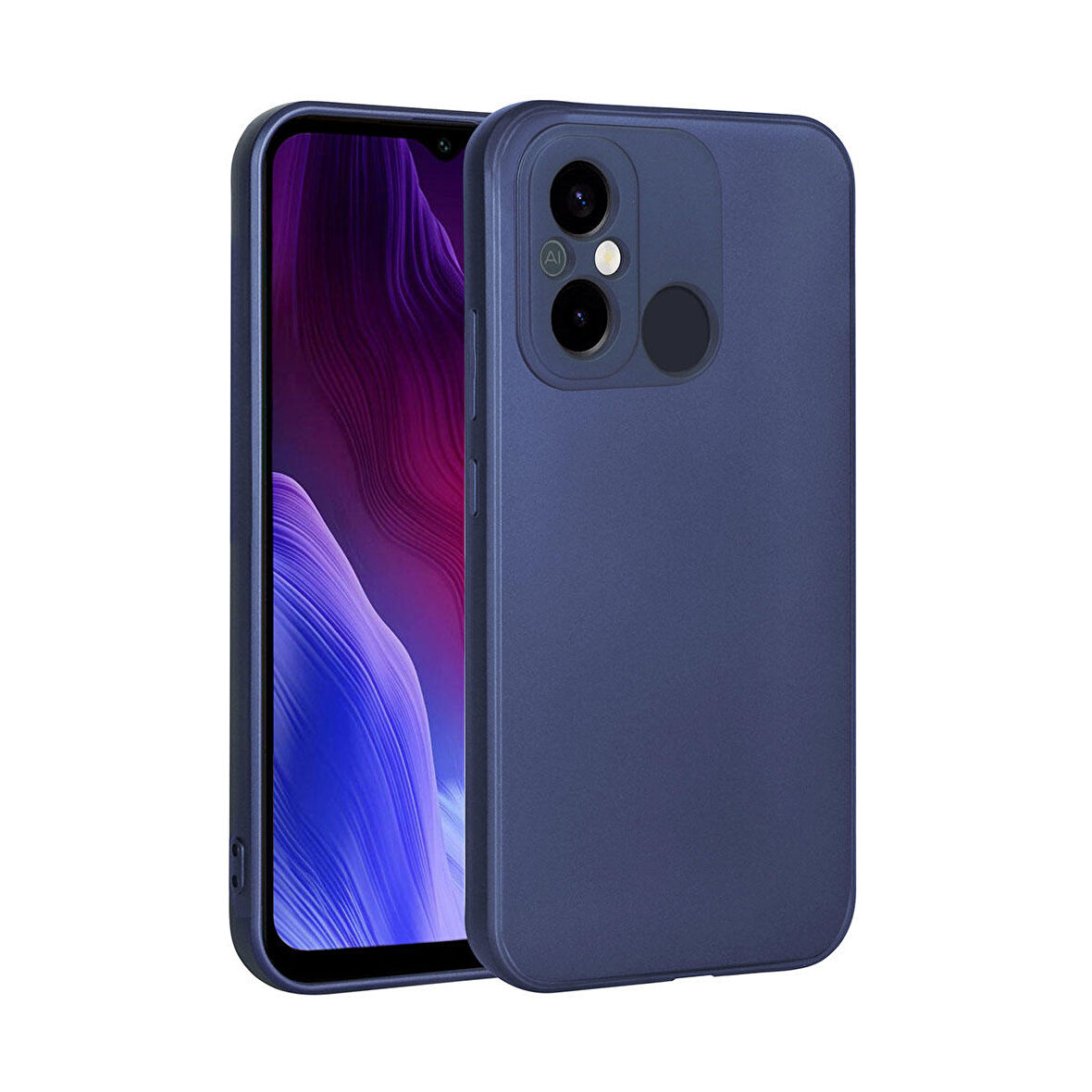 Xiaomi Redmi 12C Uyumlu Kılıf Soft Flexible Matte Silicone, Ultra Esnek Ultra ince Ultra Koruyucu Pürüzsüz Mat Silikon