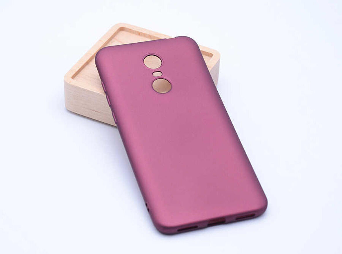 Xiaomi Redmi 5 Plus Uyumlu Kılıf Soft Flexible Matte Silicone, Ultra Esnek Ultra ince Ultra Koruyucu Pürüzsüz Mat Silikon