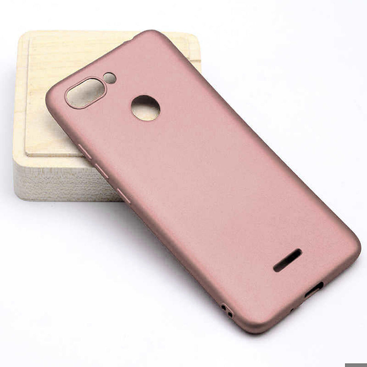 Xiaomi Redmi 6 Uyumlu Kılıf Soft Flexible Matte Silicone, Ultra Esnek Ultra ince Ultra Koruyucu Pürüzsüz Mat Silikon